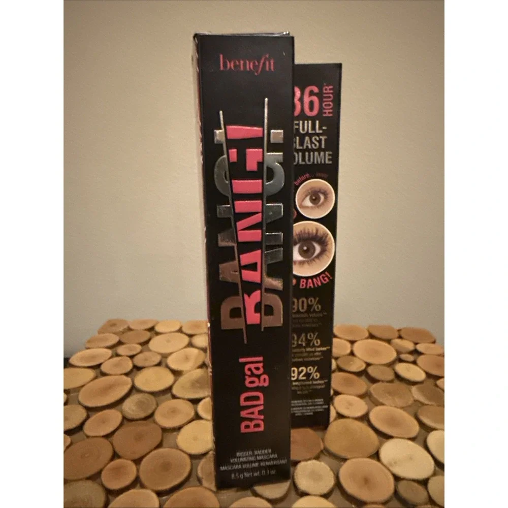 Benefit BAD gal BANG Volumizing Mascara Intense Pitch Black Full Size- .3oz NIB